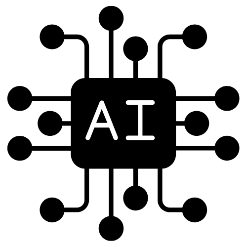 simple icon depicting a speed meter